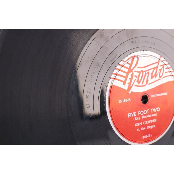 Ken Griffin - You Are The One / Five Foot Two 1949 10" 78 rpm Record Rondo R-186 - Picture 13 of 16